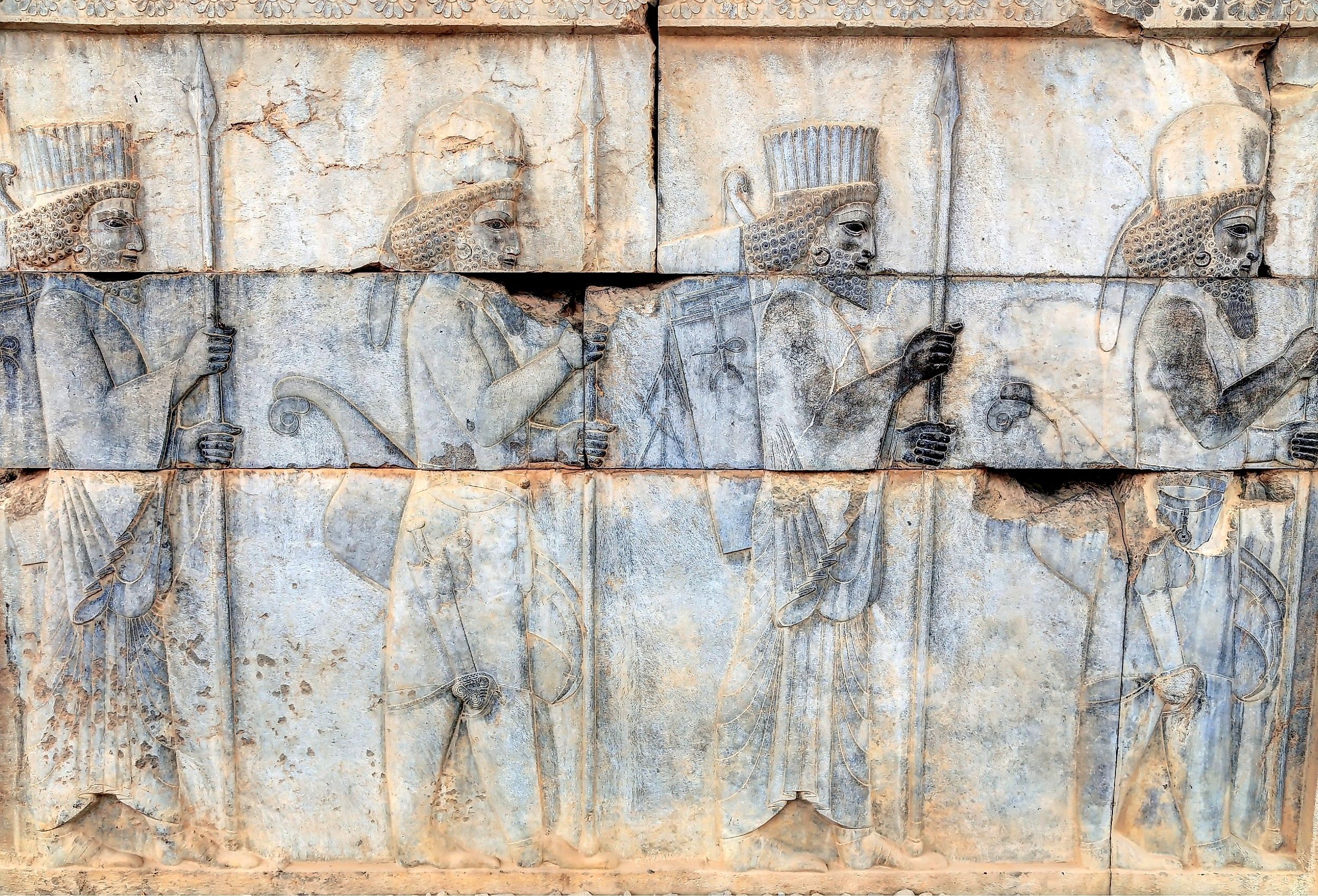 Bas-relief of Immortal soldiers. Image credit akturer via Shutterstock