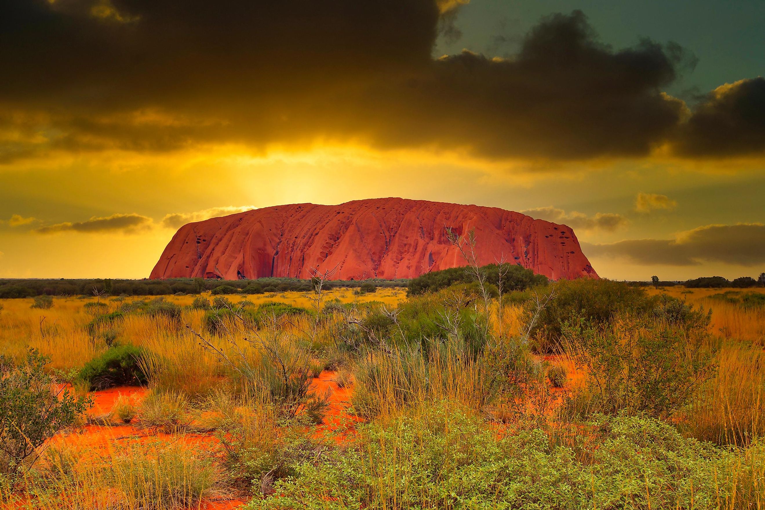 Uluru or Ayers Rock, Uluṟu-Ka​ta Tjuṯa National Park, Australia. Image credit: Shutterstock/Photodigitaal.nl