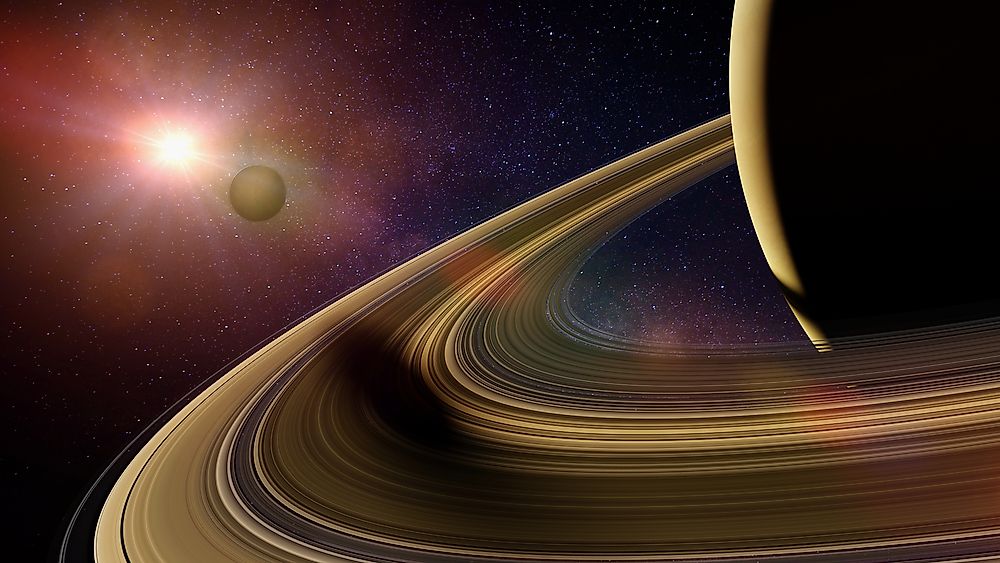 Saturn's rings are the most famous i the solar system.