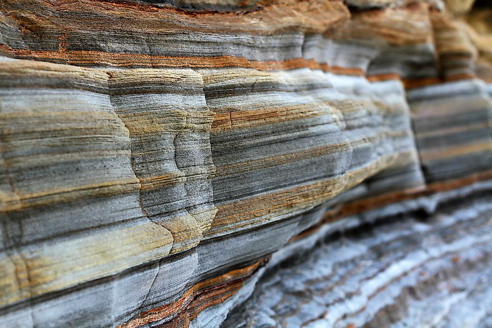Sedimentary rocks are believed to cover about 73% of the current land on the surface of the earth.