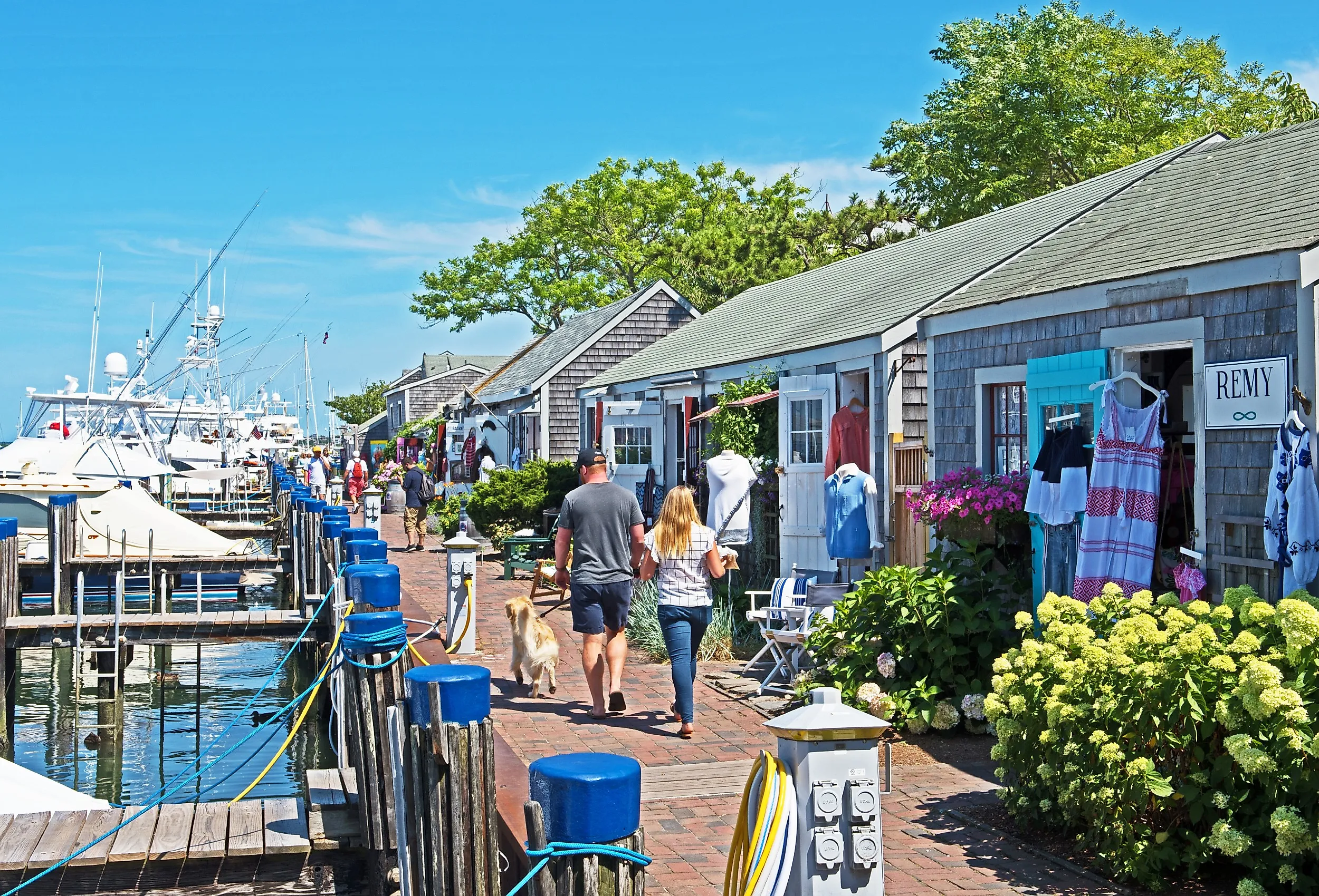 Harbor in Nantucket, Massachusetts. Image credit Mystic Stock Photography via Shutterstock