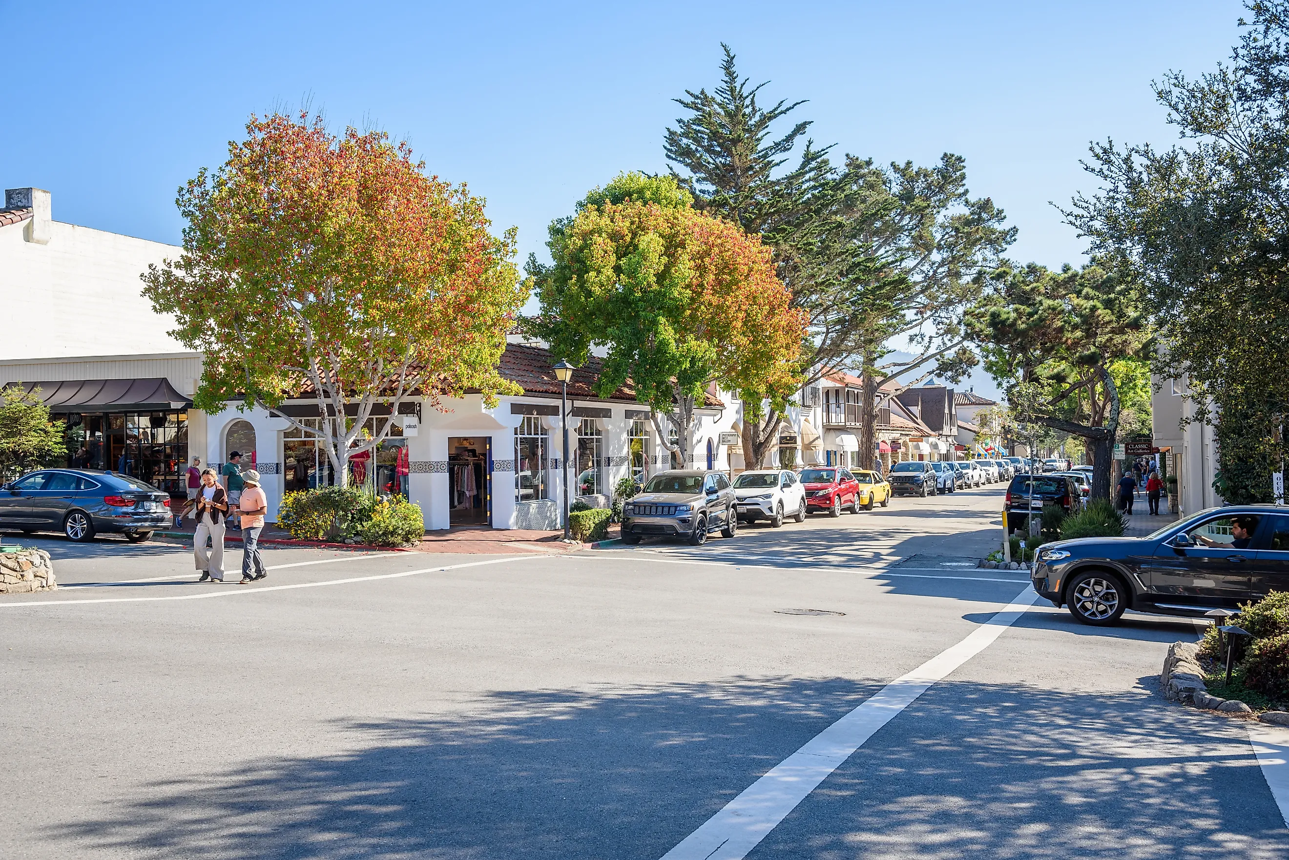 Ocean Avenue in Carmel-by-the-Sea, California. Image credit Albert Pego via Shutterstock.com