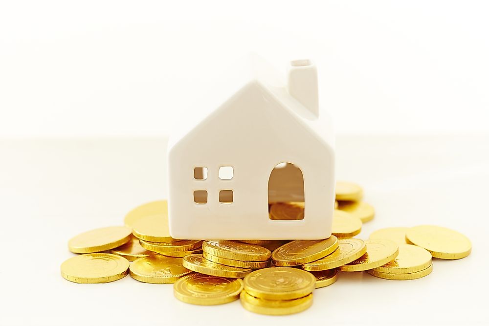Household income takes into consideration the earnings of everyone living in a home together.