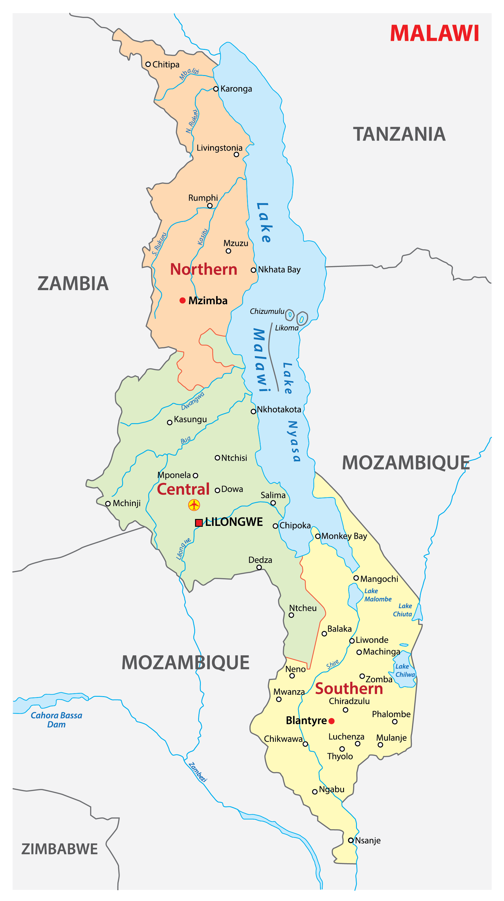 Malawi maps best sale