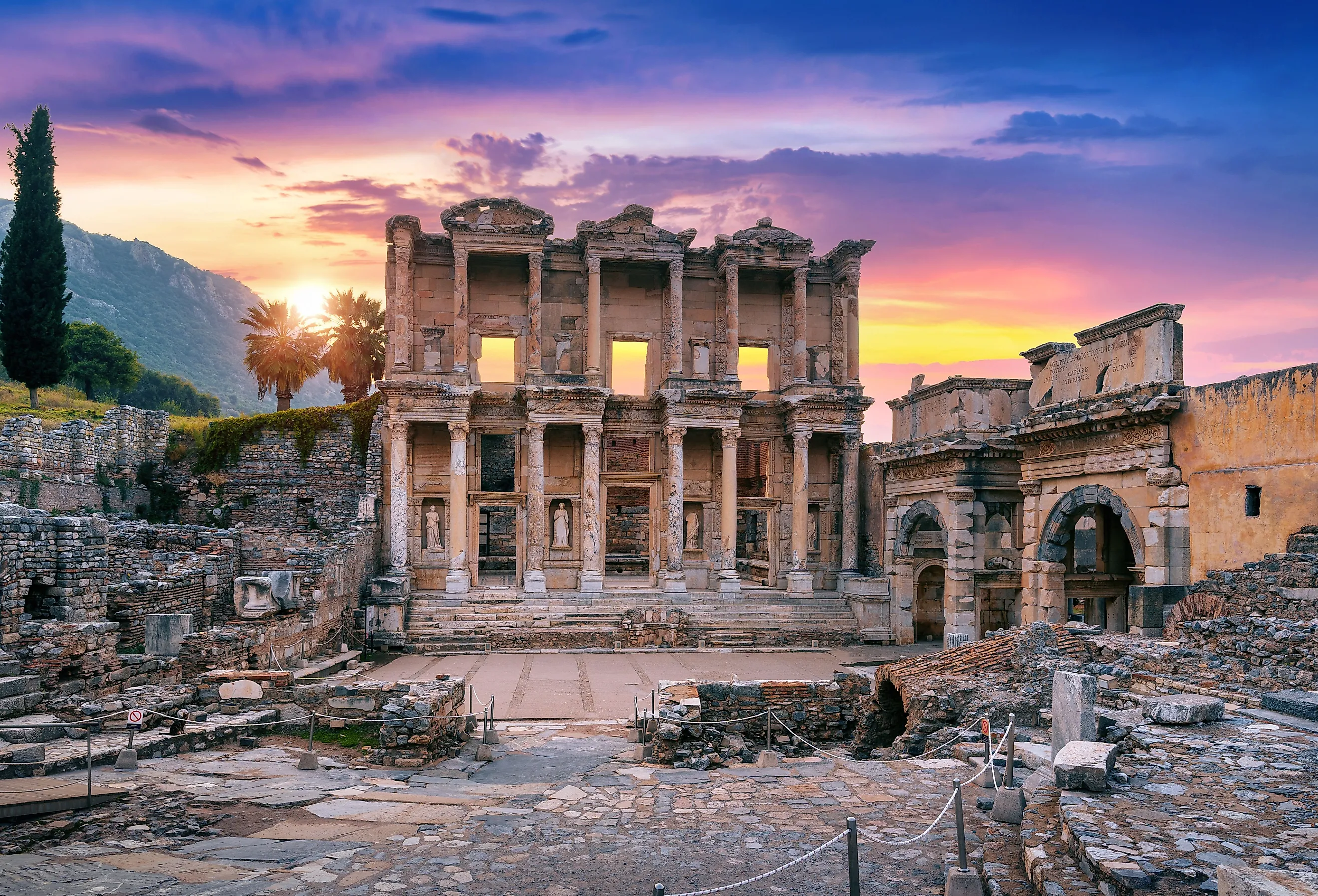 Celsus Library at Ephesus ancient city in Izmir, Turkey.