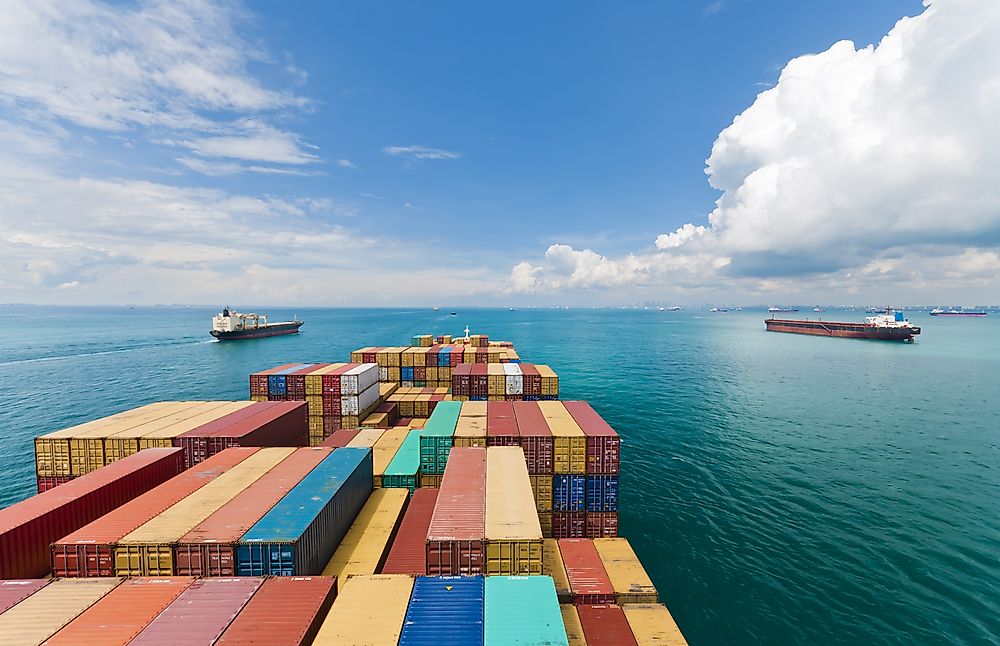 Singapore is home to one of the largest ports in the world, which helped kickstart its strong economy.