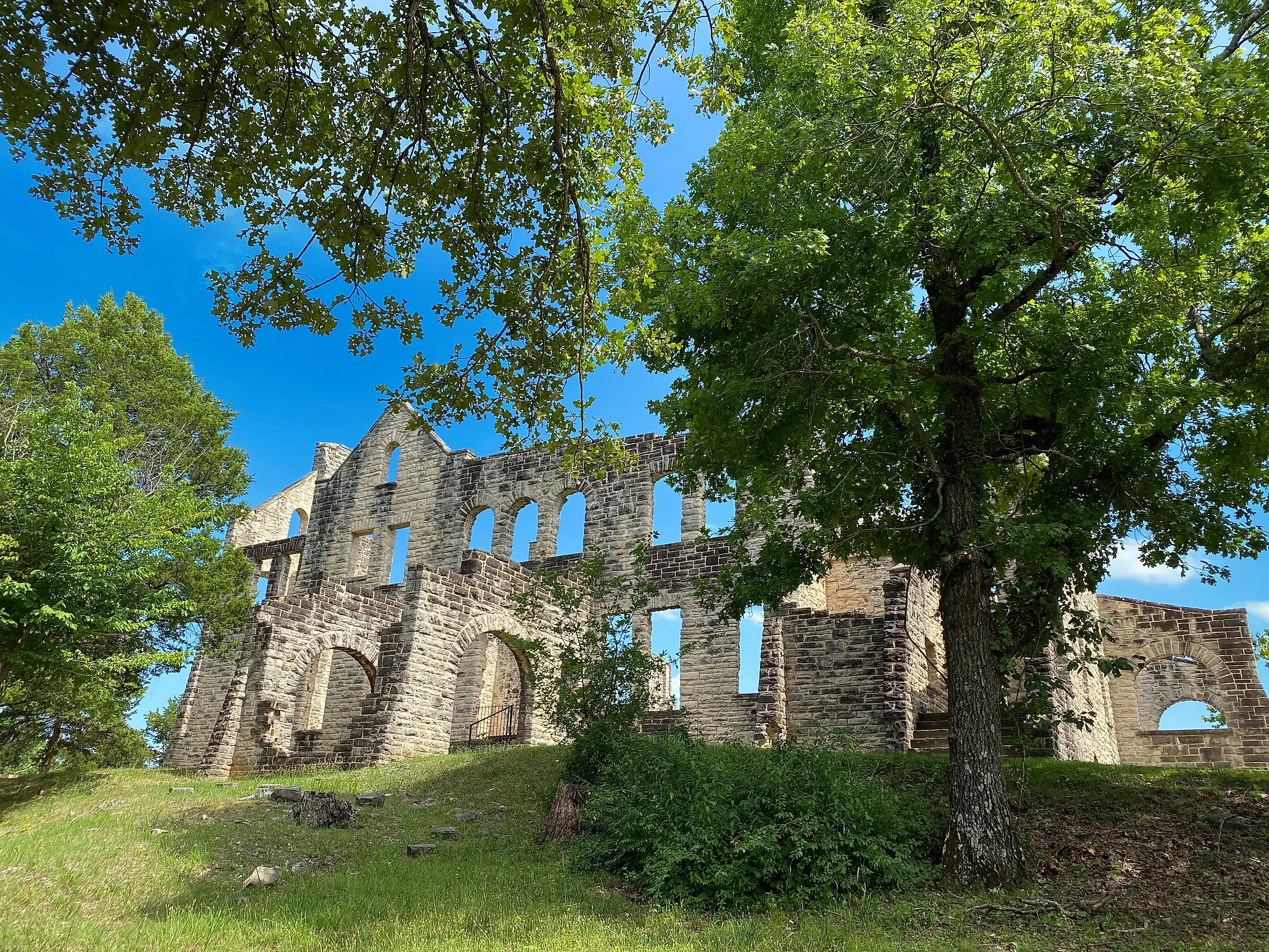 Ha Ha Tonka Castle Ruins in Missouri.