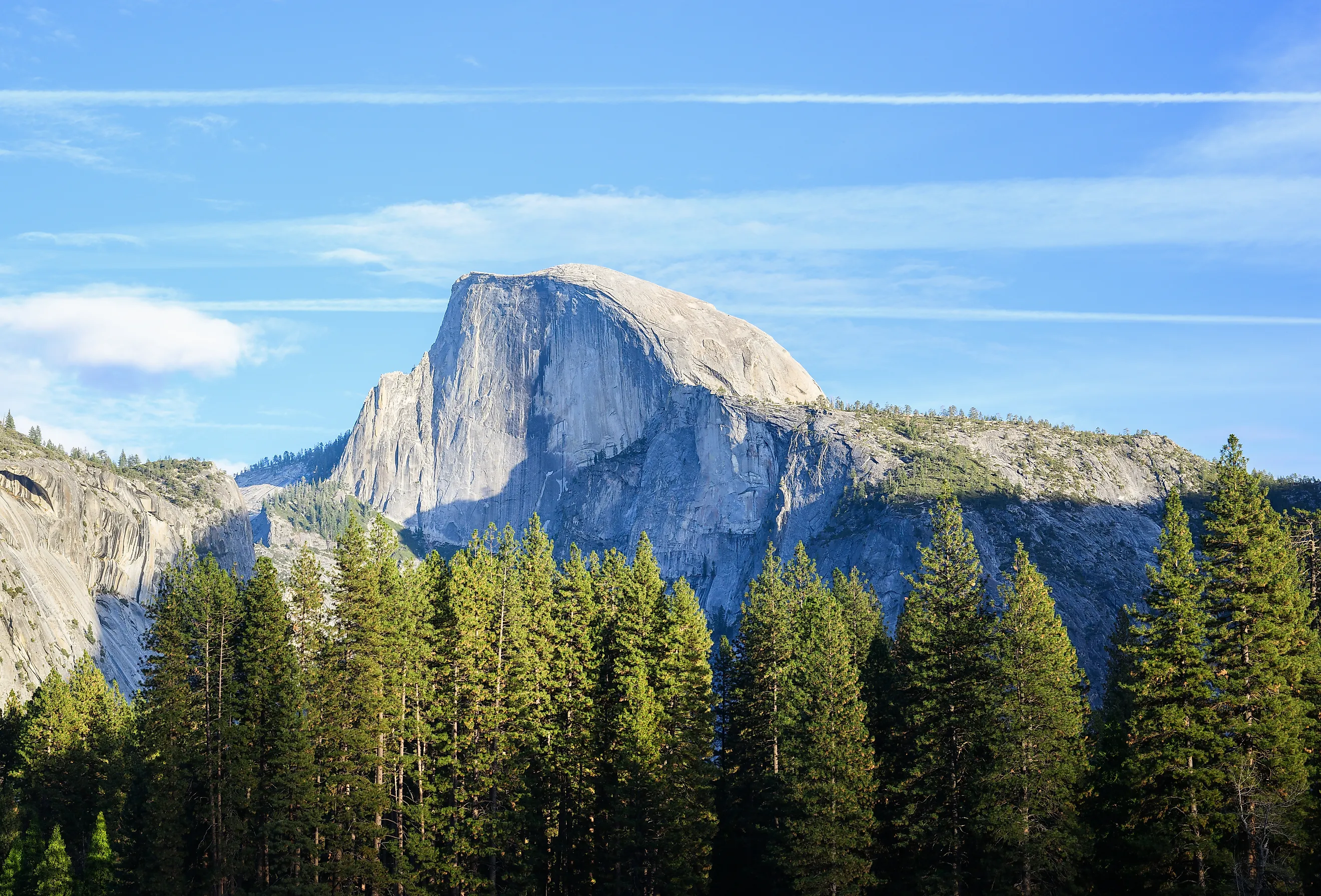 Half Dome viewed from Cook’s Meadow, Yosemite National Park, California.
