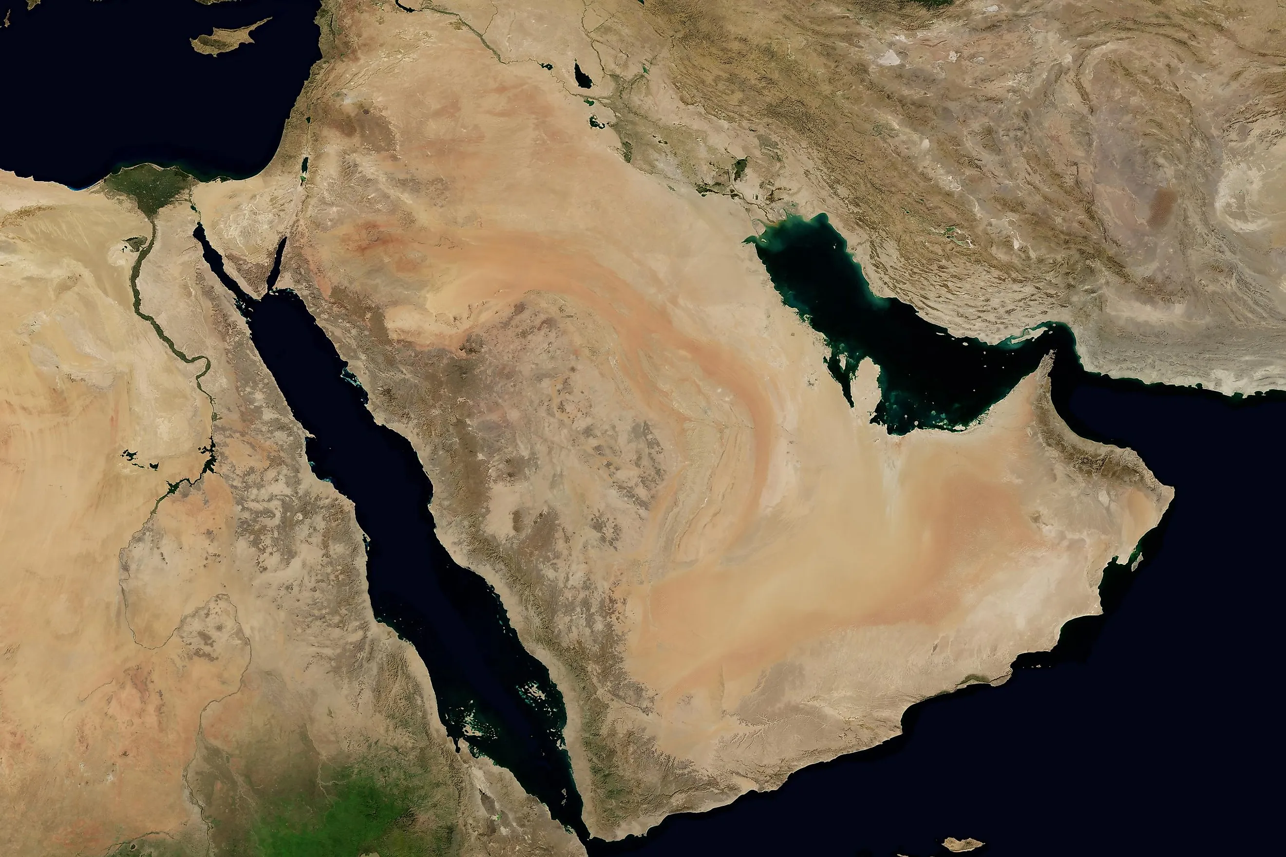 Arabian Peninsula Worldatlas