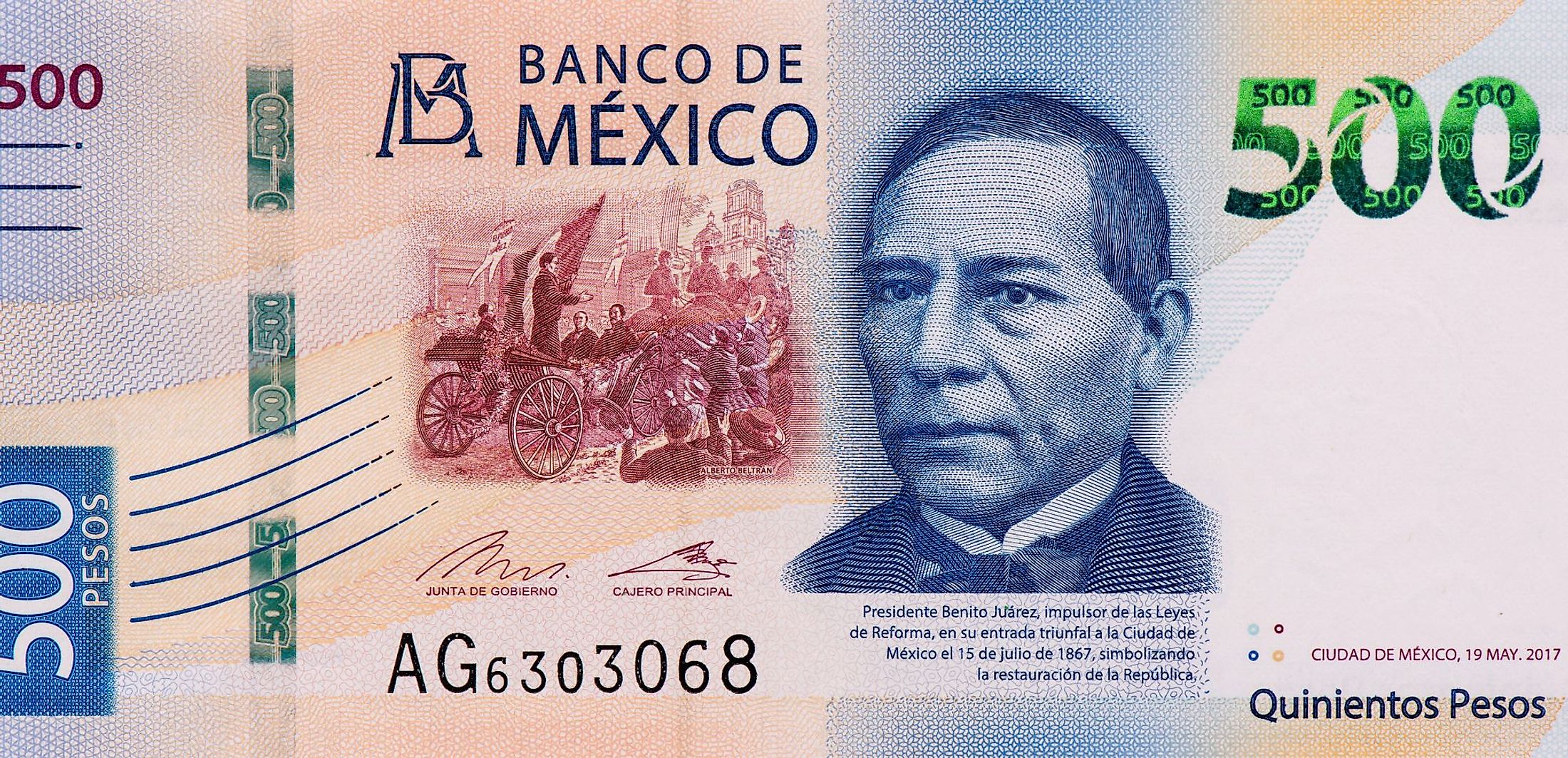 travel money card mexican peso