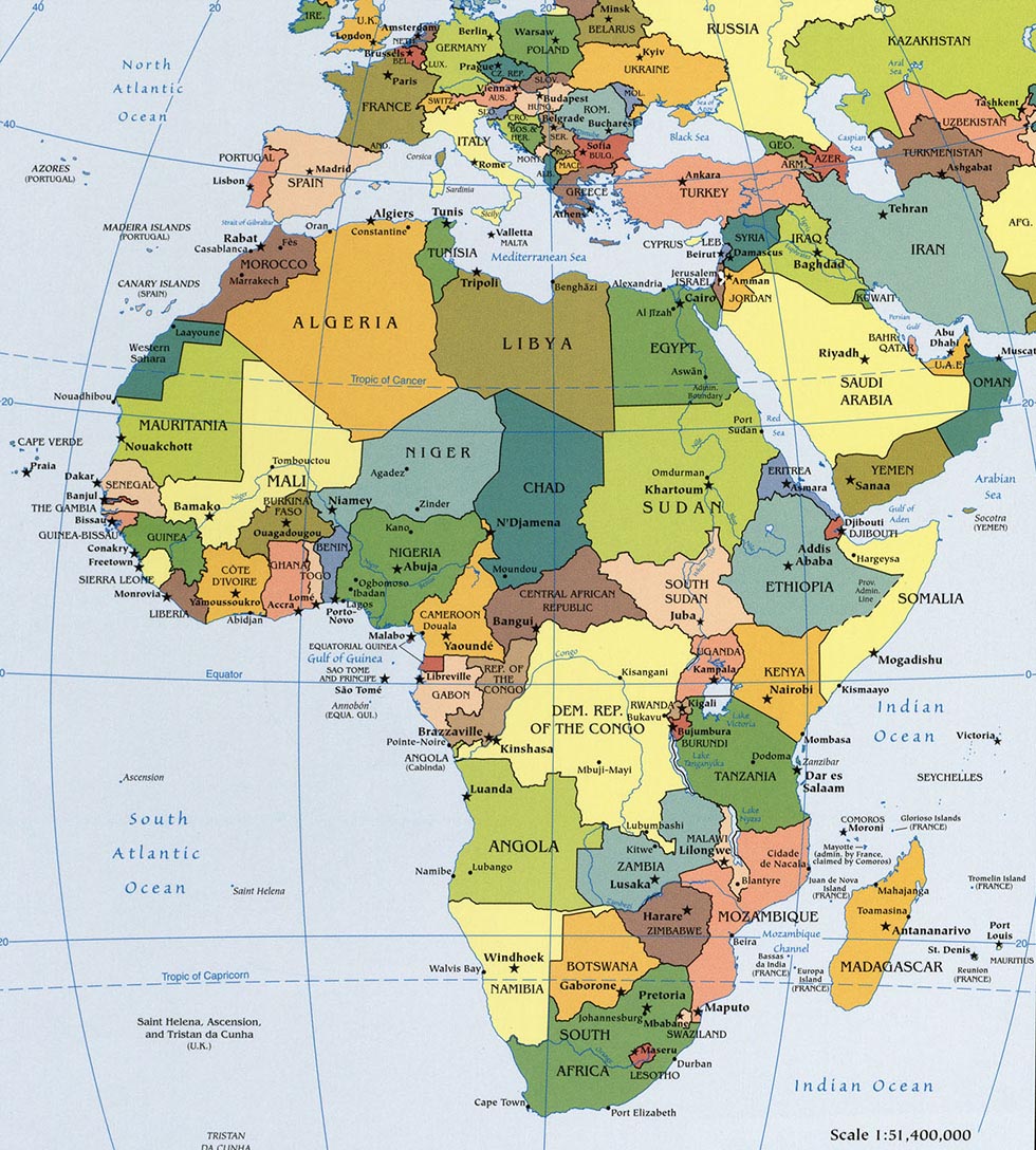 map of africa and asia political        <h3 class=