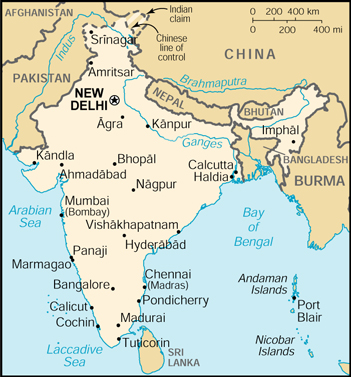 atlas map of india India Cia Map atlas map of india