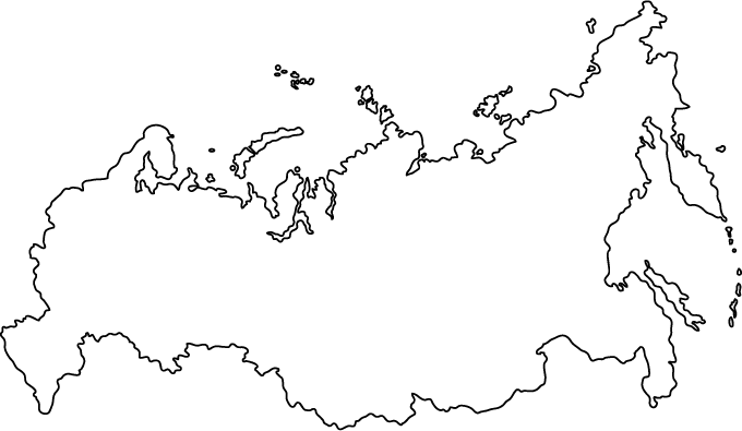Download Russia Outline Map