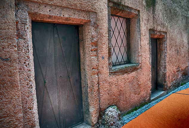 building wall in salzburg