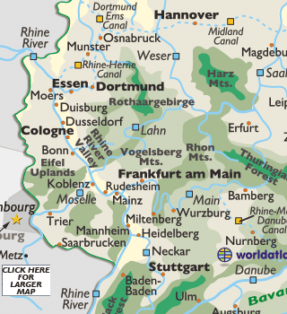 Map Of Wurzburg Germany