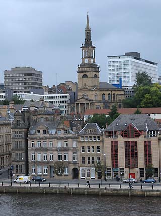 newcastle england waterfront buildings