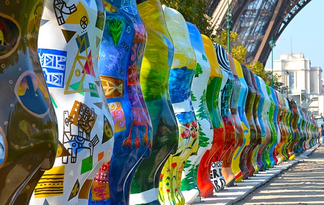 colorful bears