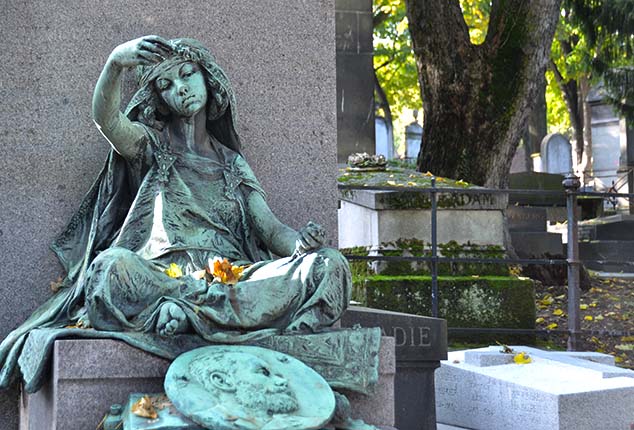 cemetery statue
