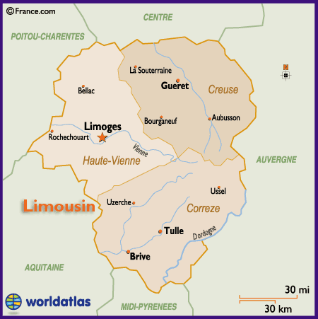 limousin regions