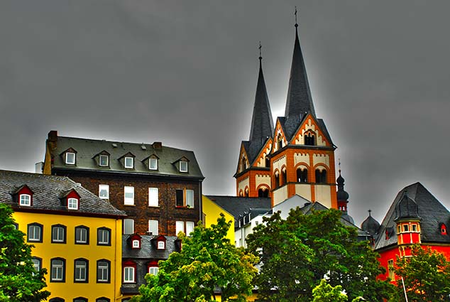 rooftops koblenz germany