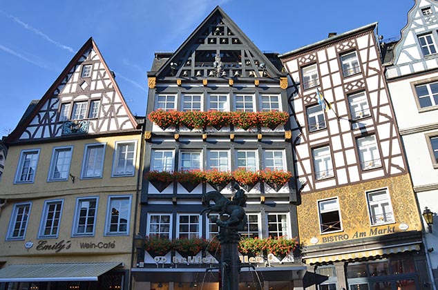 timbered houses cochem germany