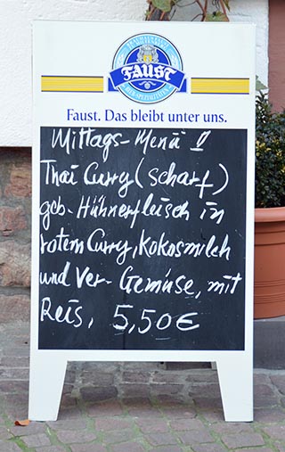 food for sale miltenberg germany
