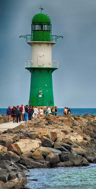 lighthouse warnemunde