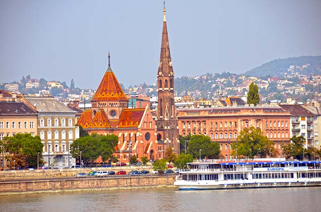 buildings along the danube budapest