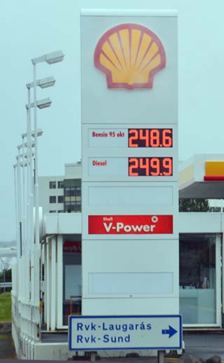 gas in iceland