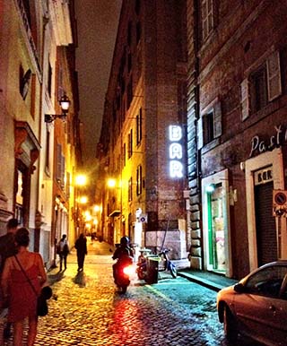 rome at night