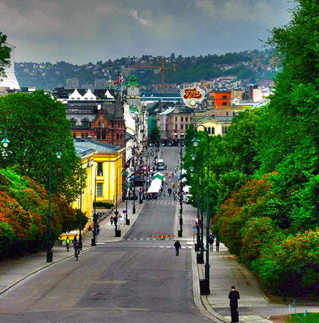 karl johans gate oslo norway