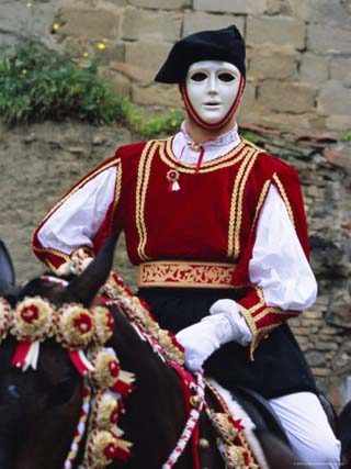 Oristano-La Santiglia Carnival, Sardinia, Italy, Europe