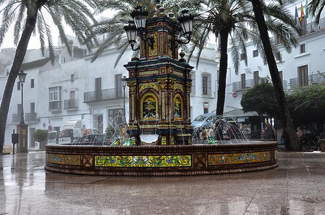 fountain in Vejer de la Frontera