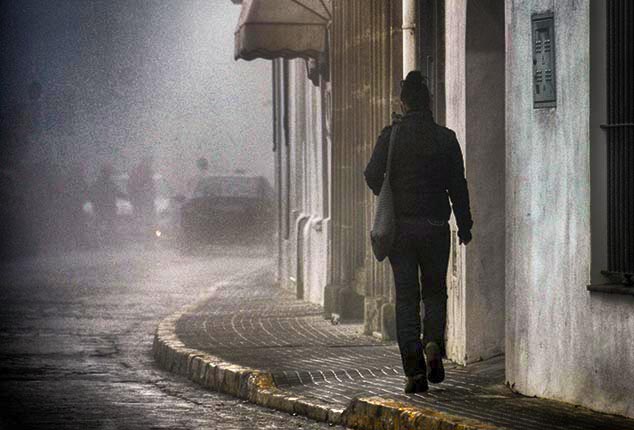 morning mist in Vejer de la Frontera spain