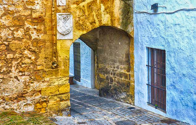 narrow street in Vejer de la Frontera