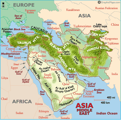 zagros mapa Middle East Map, Map of Middle East Landforms, Turkey, Iraq, Dubai  zagros mapa