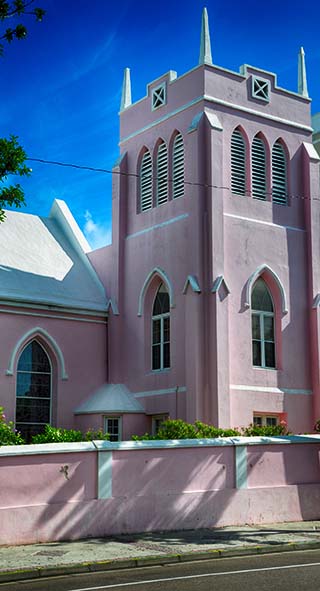 pink church bermuda