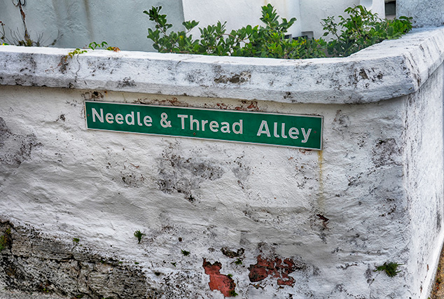 street sign in bermuda