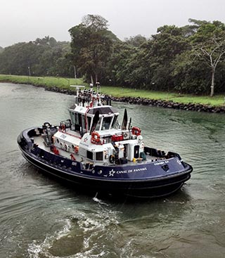panama canal tugboat