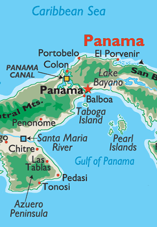 panama canal on world map Panama Canal Panama Photos Worldatlas Com panama canal on world map