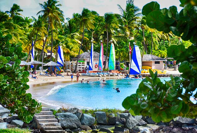 sailing in antigua
