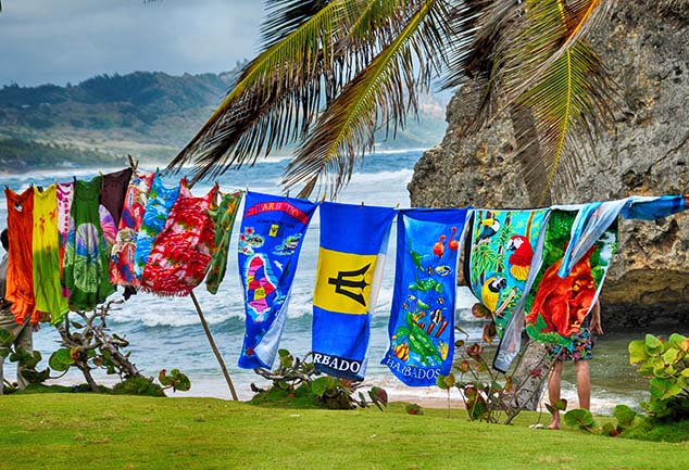 beach towels barbados