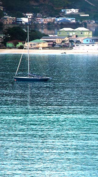sail boat st. martin