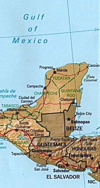 cozumel maps including outline and topographical maps worldatlascom