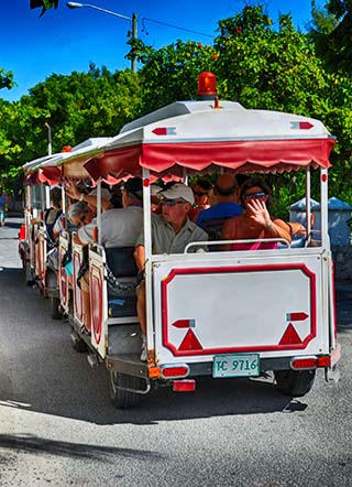 trolley train grand turk