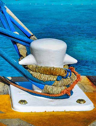 cruise ship tie down
