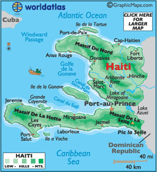 Haiti Map / Geography of Haiti / Map of Haiti - Worldatlas.com