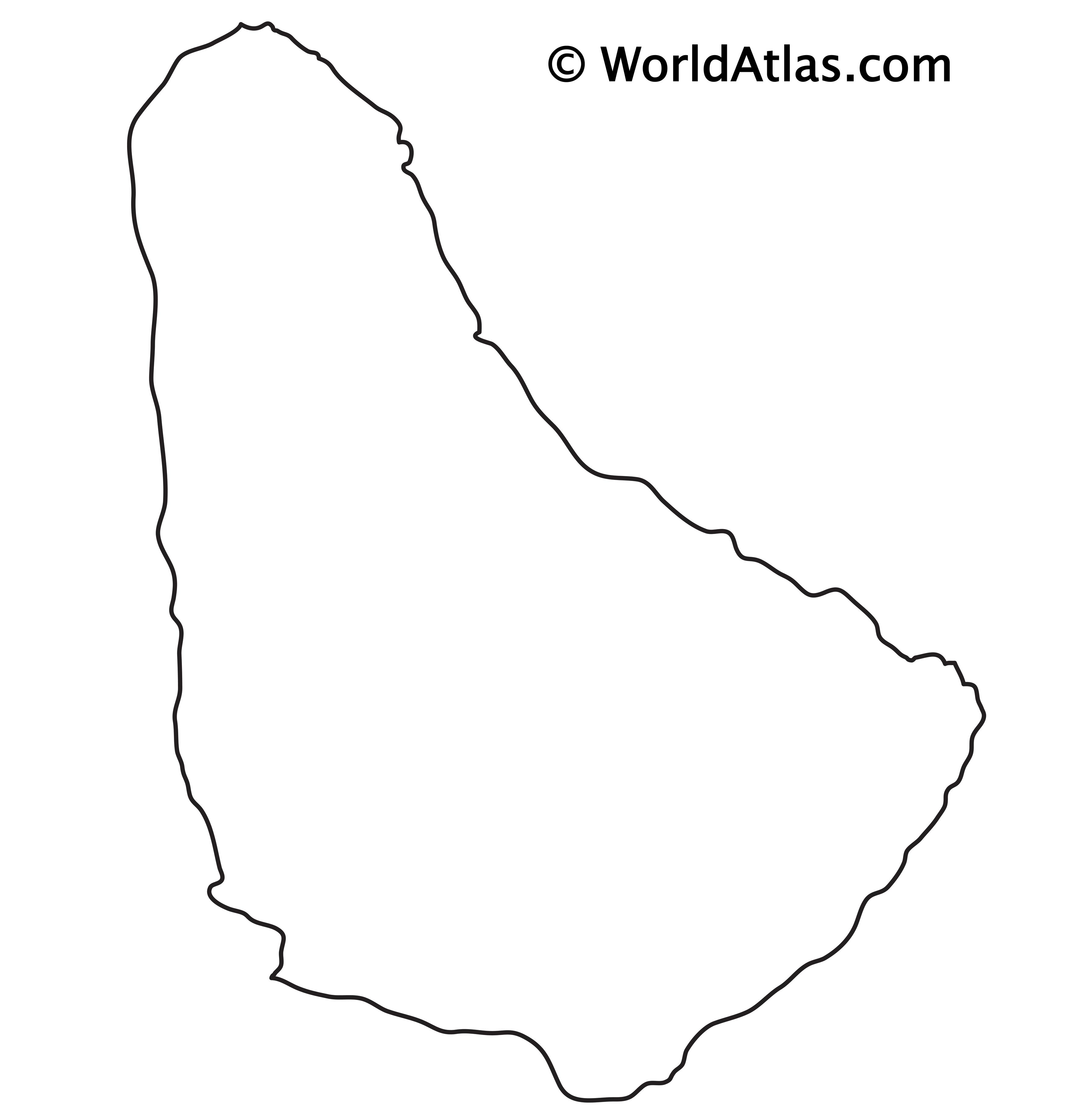 Barbados Map / Geography of Barbados / Map of Barbados - ipvcitysa.cf barbados map outline
