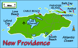 map of new providence island bahamas New Province Bahamas Map And Information Page map of new providence island bahamas