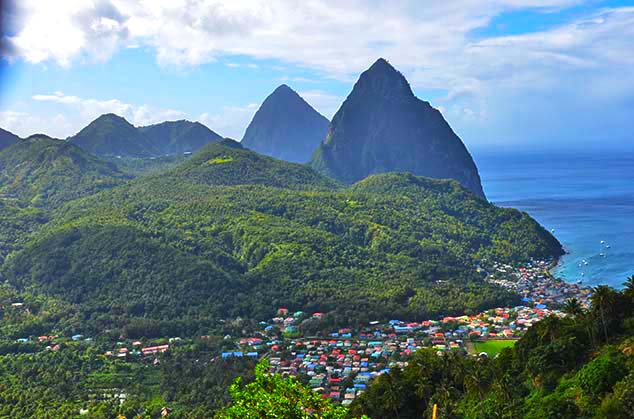 pitons st. lucia